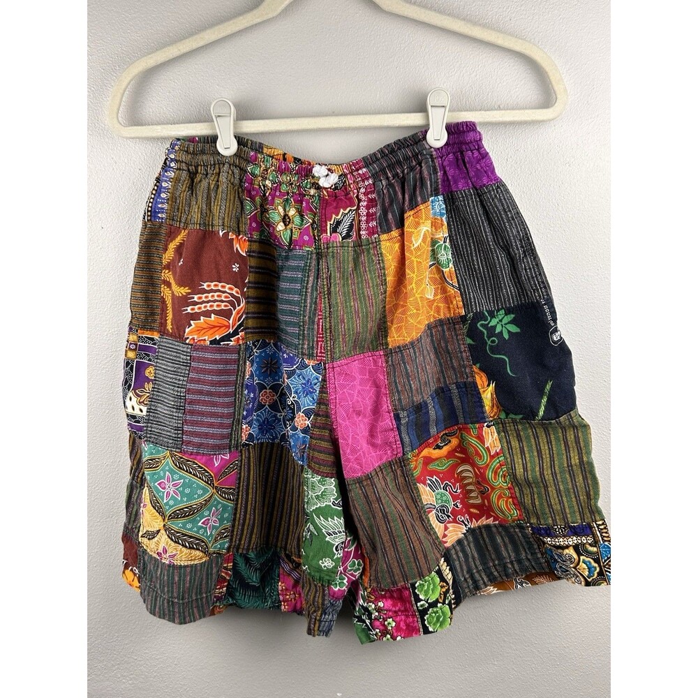 Vintage Reywear Shorts Boho Festival patchwork Size S/M 90’s Cotton